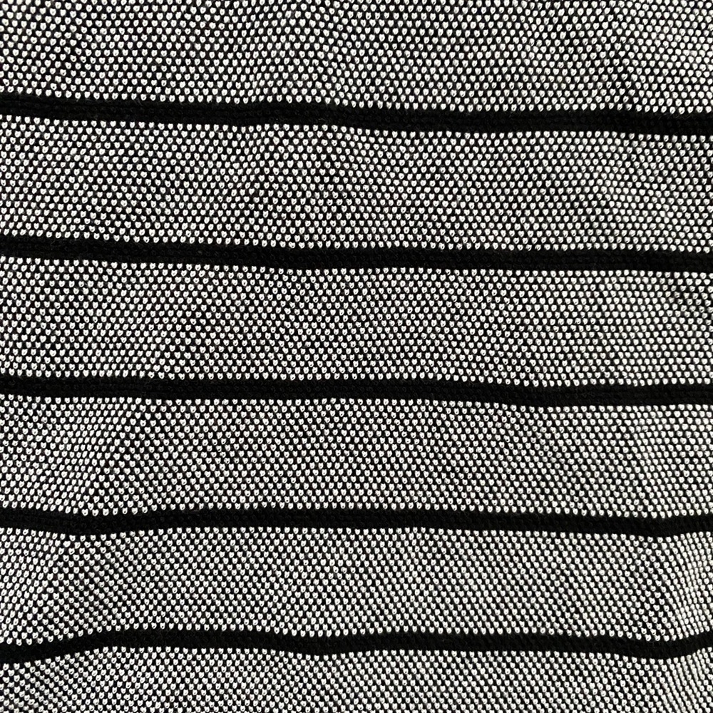 Michael Kors Men's Long Sleeve Shirt – Heather Gray and Black Stripes - Picture 4 of 5